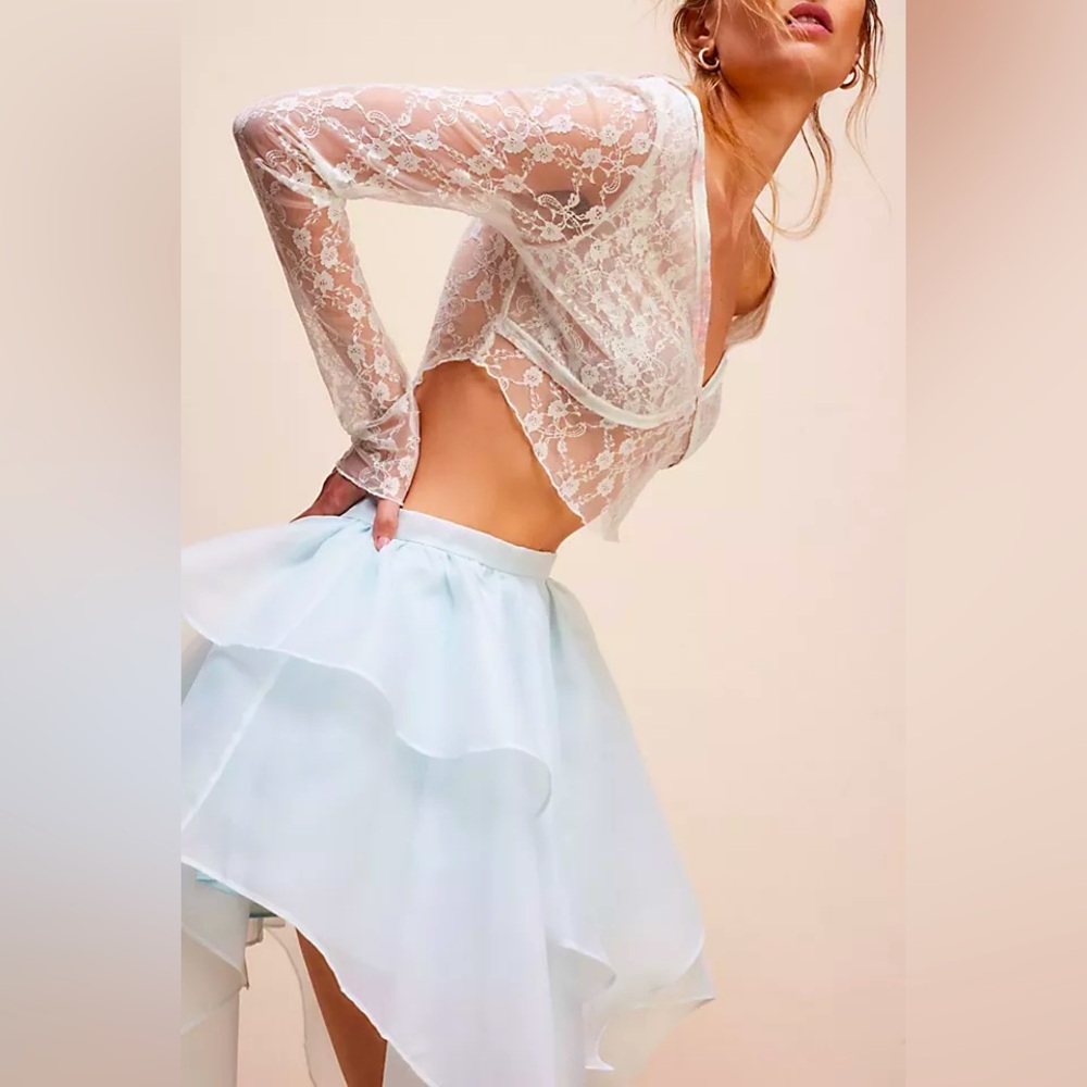 Selkie x Free People The Kerchief Skirt in Light Teardrop